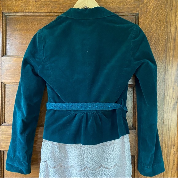 Stylish velvet blazer - Picture 2 of 7